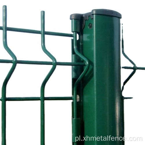 Ogrodowe pvc spawane ogrodzenie siatki 3D